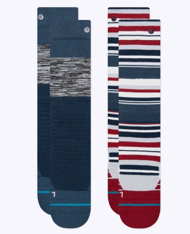 Stance: Block 2 Pack Blue Kids Snow Sock