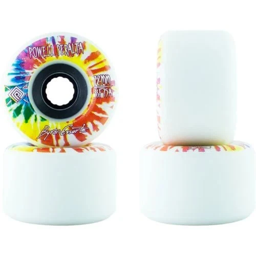 Powell Peralta: 72mm Byron Essert Longboards Skateboard Wheels (White)