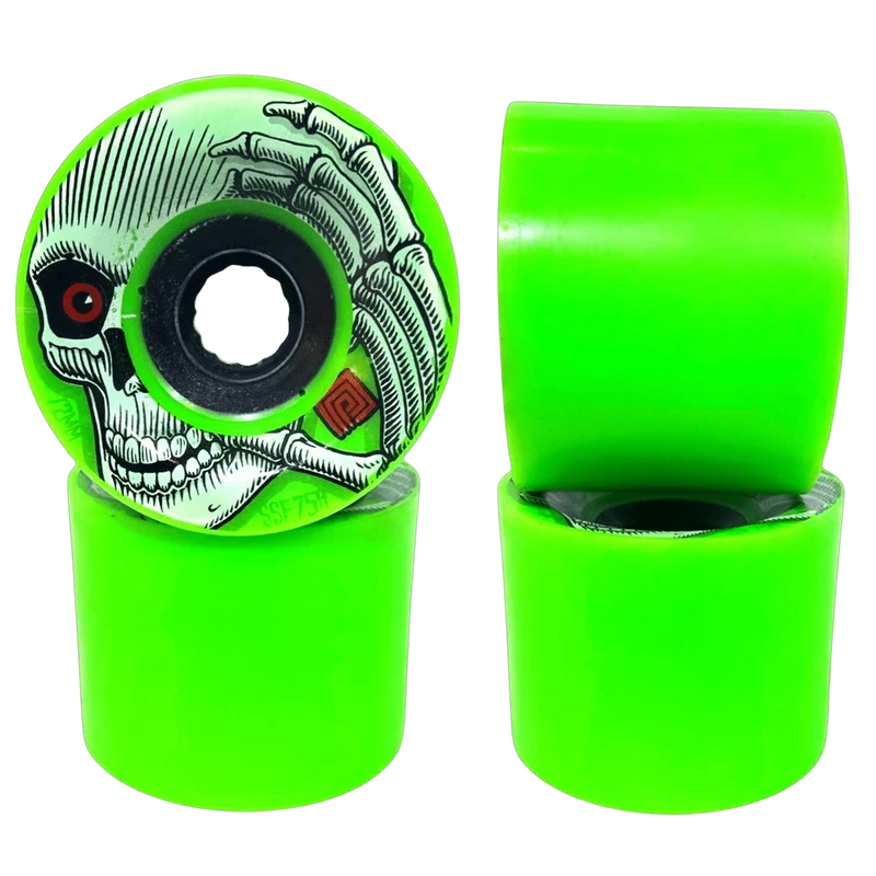 Powell Peralta: 72mm 75a Green SSF Kevin Reimer Longboard Wheels