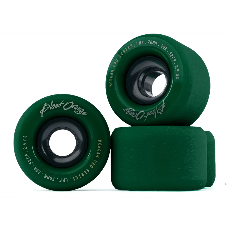 Blood Orange: 70mm MIDNIGHT SERIES Longboard Skateboard Wheels