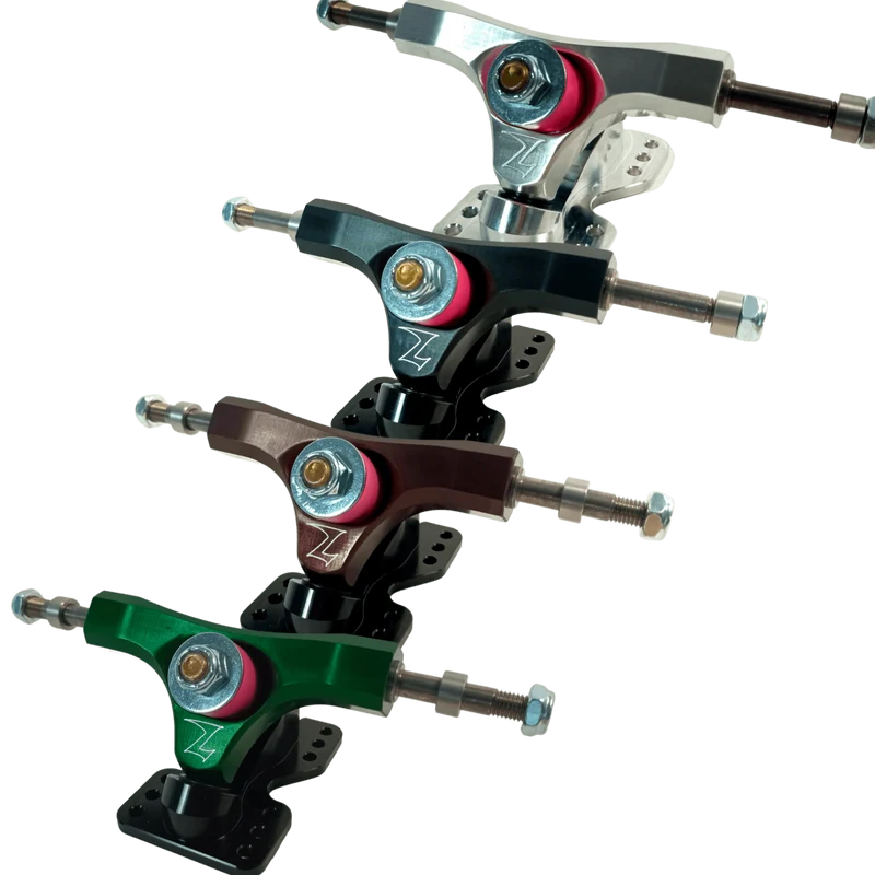 Zealous: 111mm-124mm Downhill Slalom Precision Skate Trucks