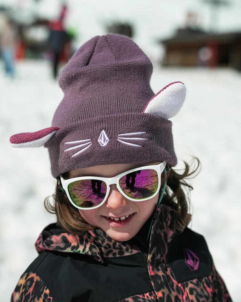 Snow Creature Beanie - Dusty Lavender - (KINDER)
