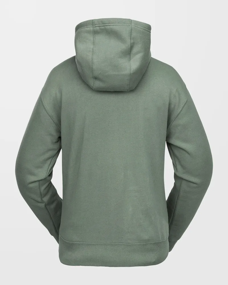 Costus Fleece Kapuzenpullover - Lichen Green