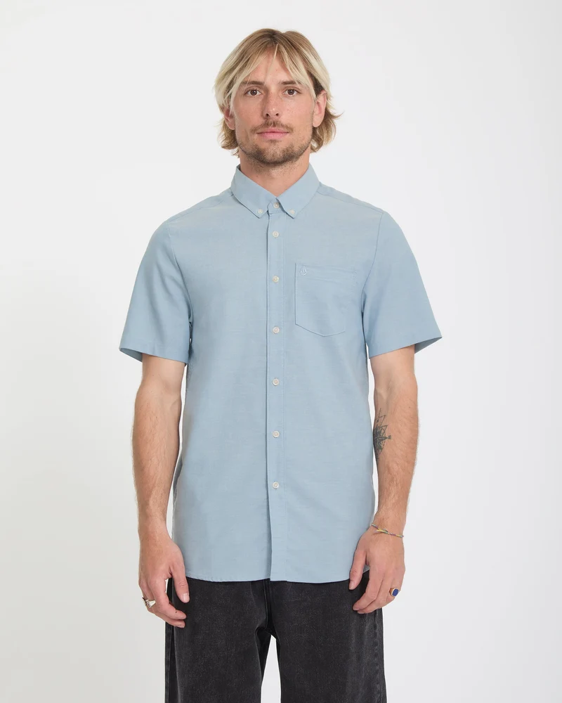 Everett Oxford Hemd - Wrecked Indigo