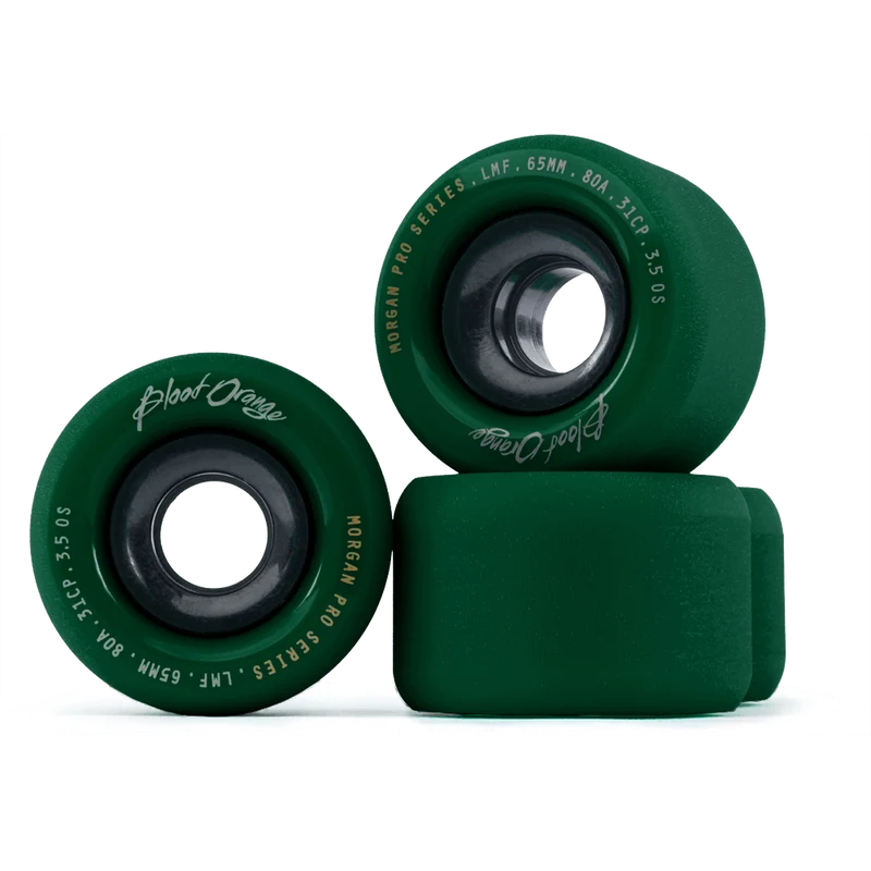 Blood Orange: 65mm MIDNIGHT SERIES Longboard Skateboard Wheels