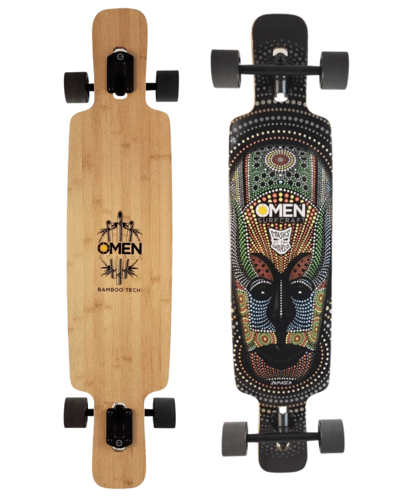Omen: 41.5" Jamaica Mask Longboard Complete