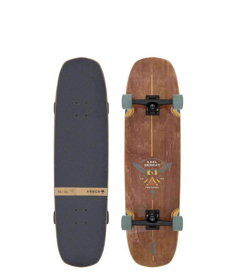 Arbor: Axel Serrat Pro 34" Crosscut Longboard Skateboard Complete