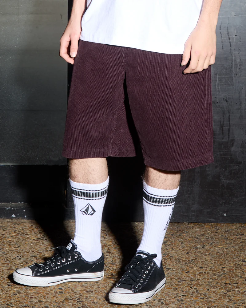 Freazy Loose 22" Elasticated Waist Shorts - Pistol Punch