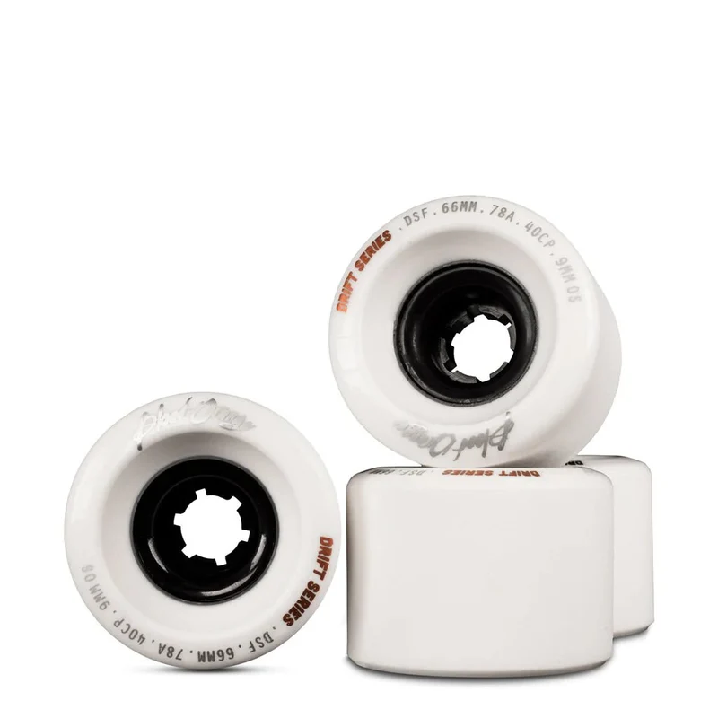 Blood Orange: 66mm Drift Series Longboard Wheels
