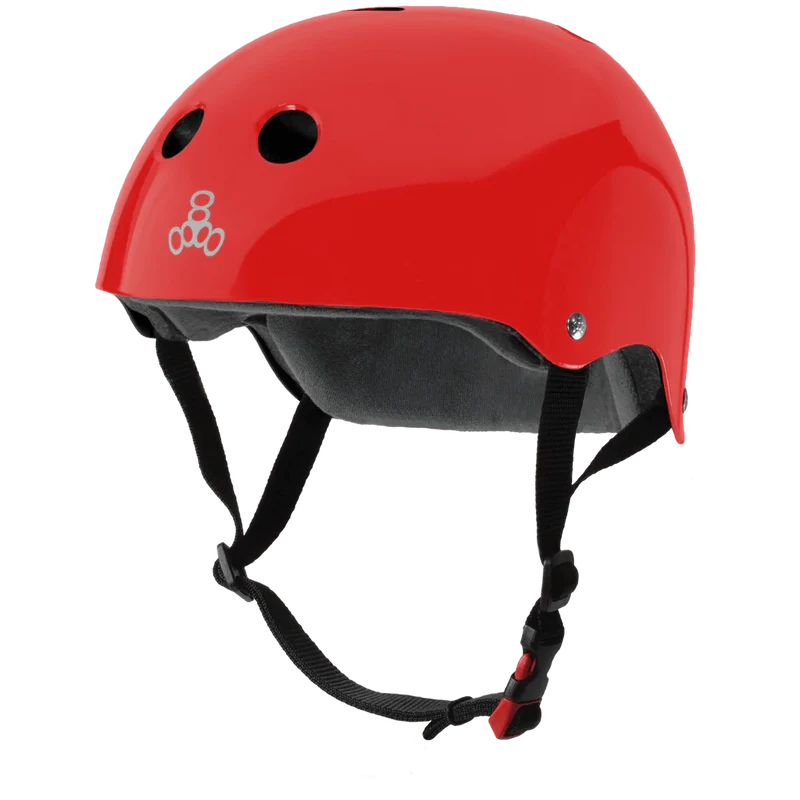 Triple 8: Certified Sweatsaver Helmet (Red Glossy)