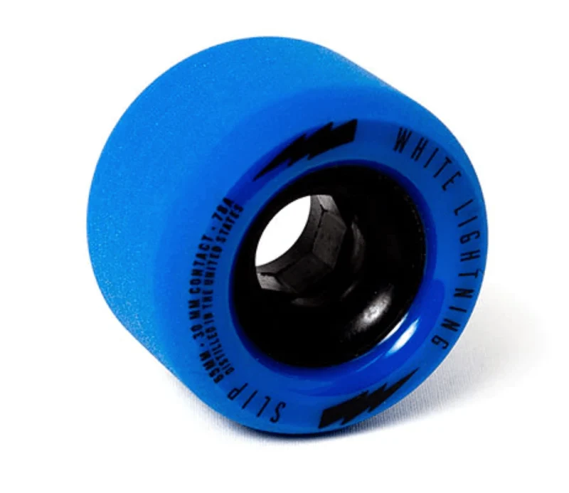 White Lightning: 65mm Center-set SLIP Longboard Wheels