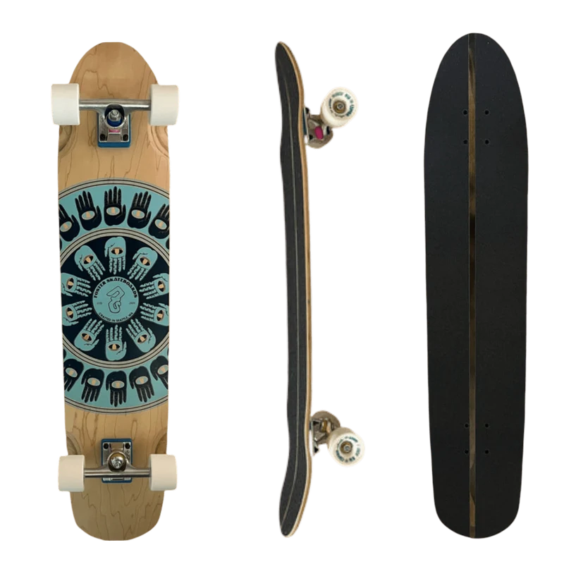 Foster Skateboards: FINGY V2 Longboard Skateboard Complete