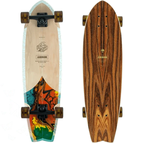 Arbor: Sizzler Groundswell Mini Cruiser Longboard Skateboard Complete