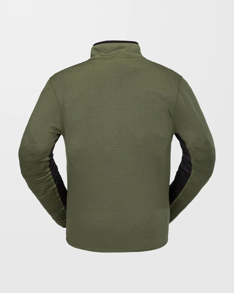 Gridlock Second Layer Fleece Pullover - Ivy