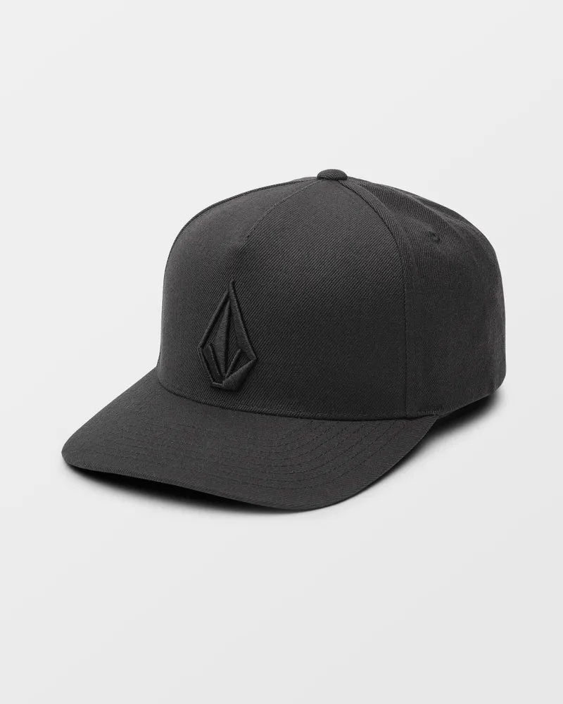 Embossed Stone Adj Cap - Black