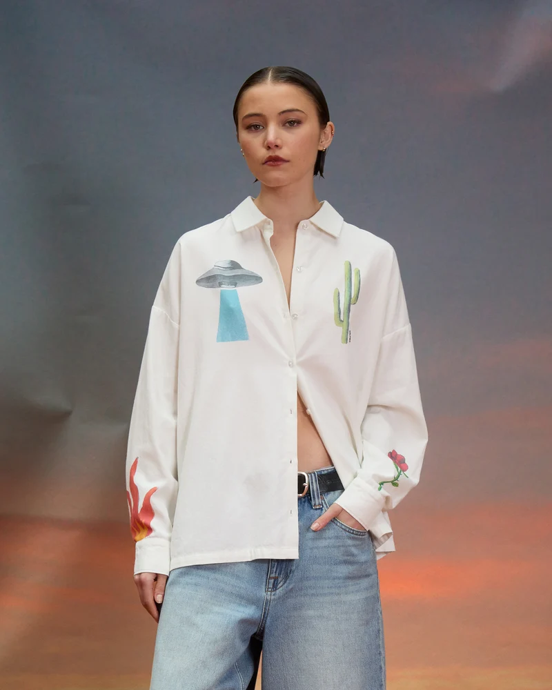 Mickey Mason Hemd - Off White