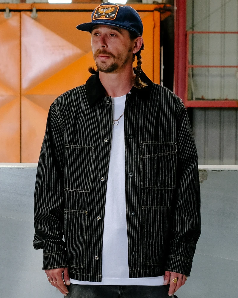 Work Dialed Jacke - Black Stripe