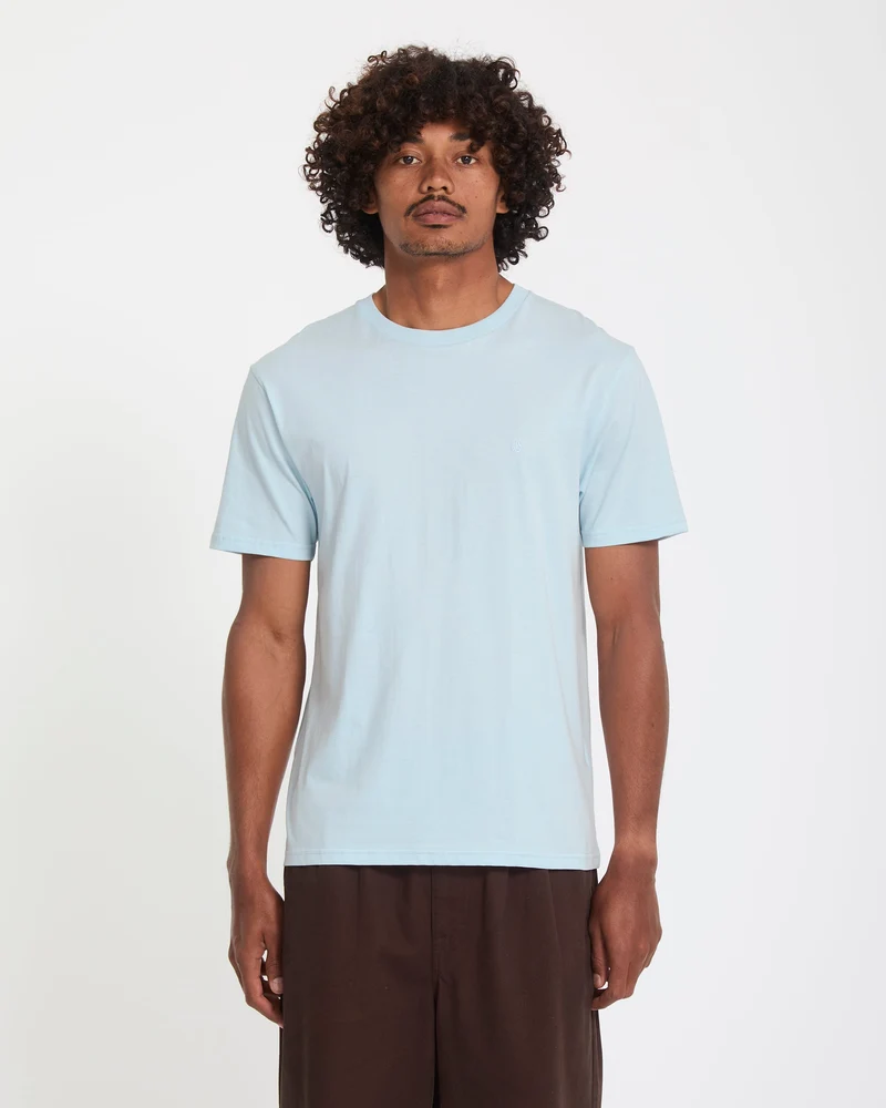 Stone Blanks T-Shirt - Light Blue Acid