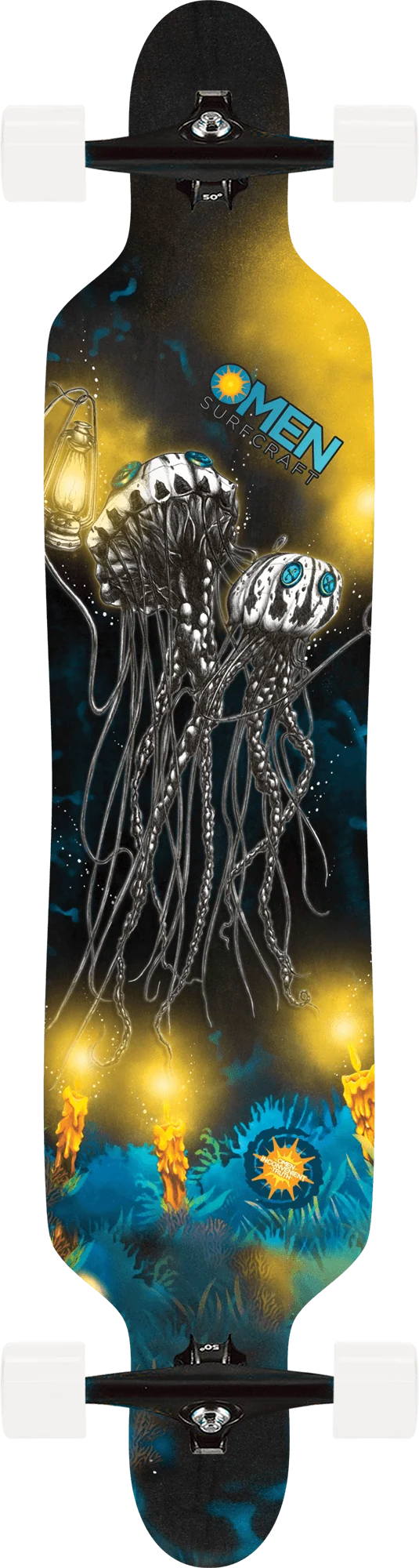 Omen: 42" Fools Go Aimlessly Longboard Complete