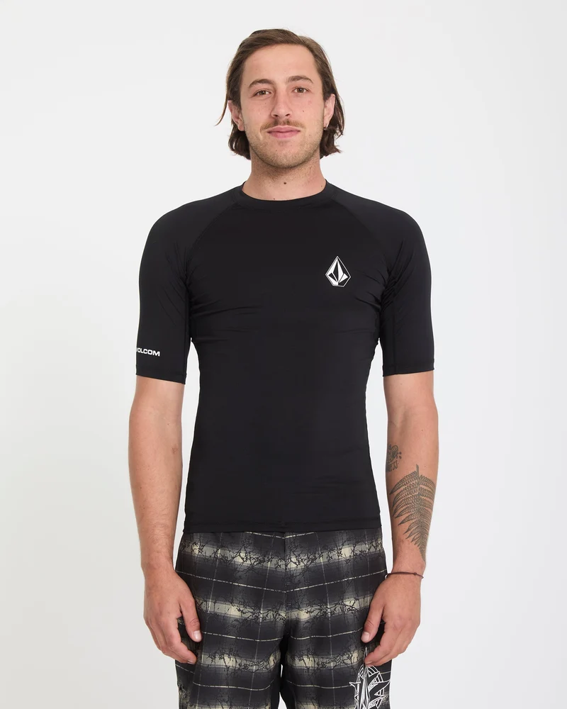 Lido Solid Rashguard - Black