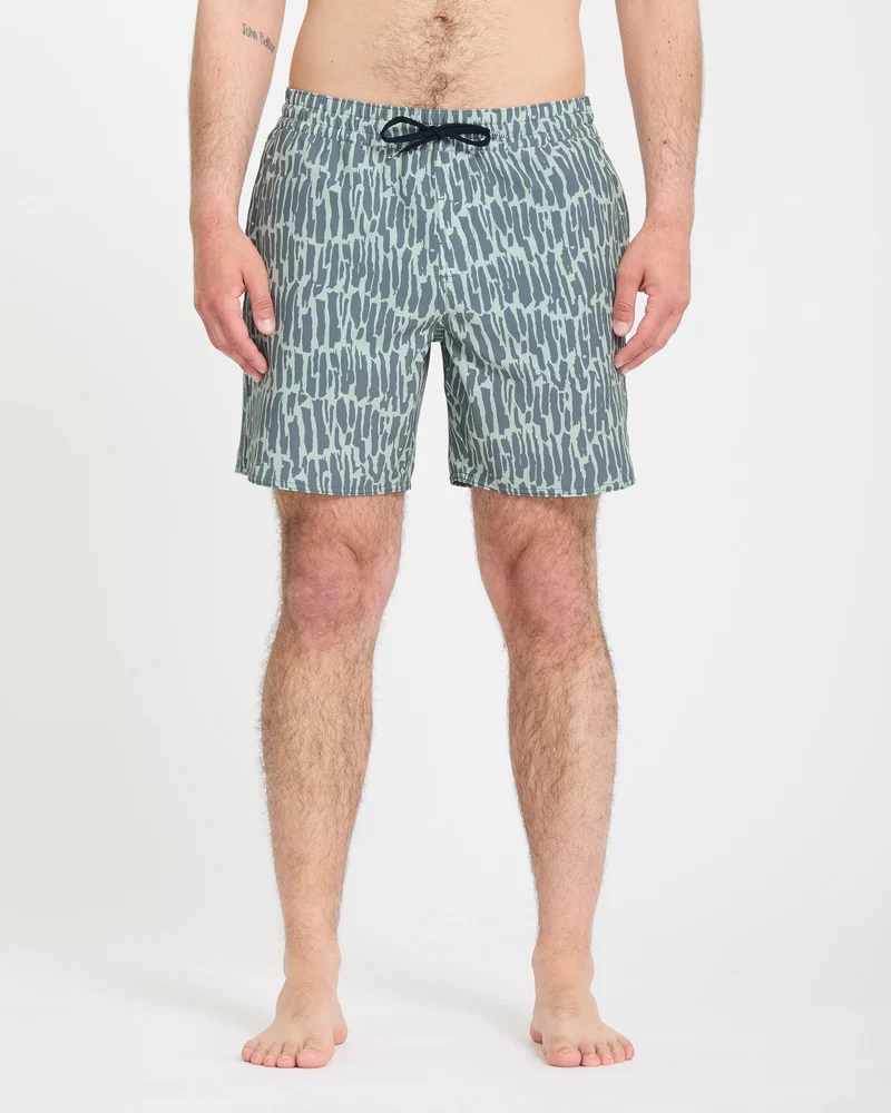 Melange Trunk 17" Boardshorts - Tradewinds