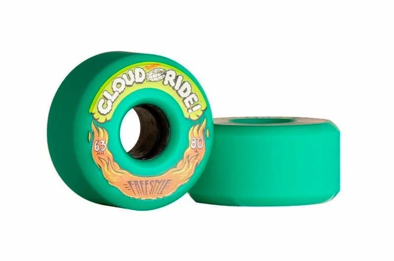 Cloudride: 63mm Freestyle Longboard Wheels