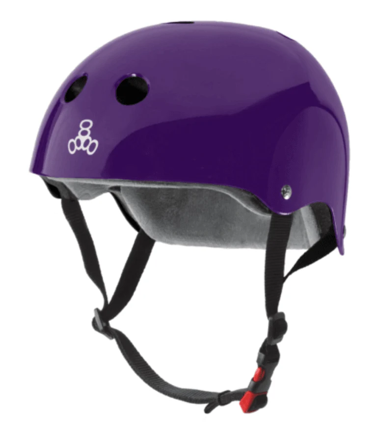 Triple 8: Certified Sweatsaver Helmet (Purple Glossy)