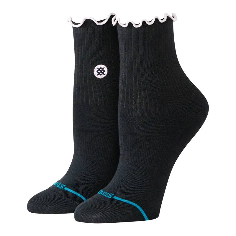 Pop Ruffle Icon Quarter Sock
