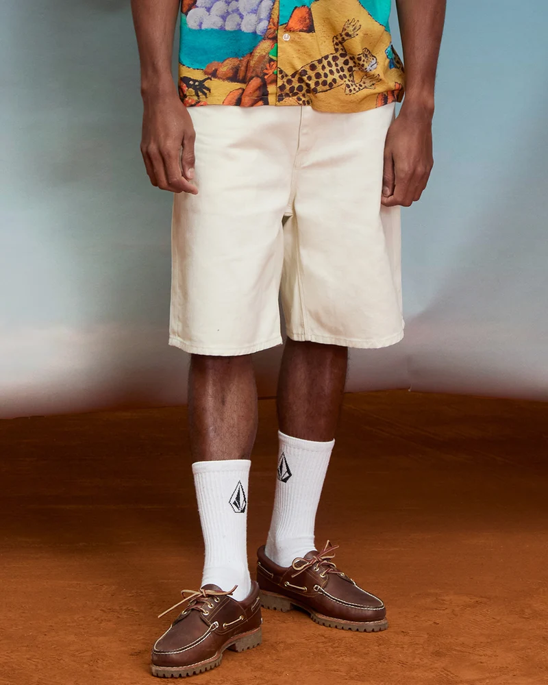 Billow 22" Jeansshorts - Dirty White