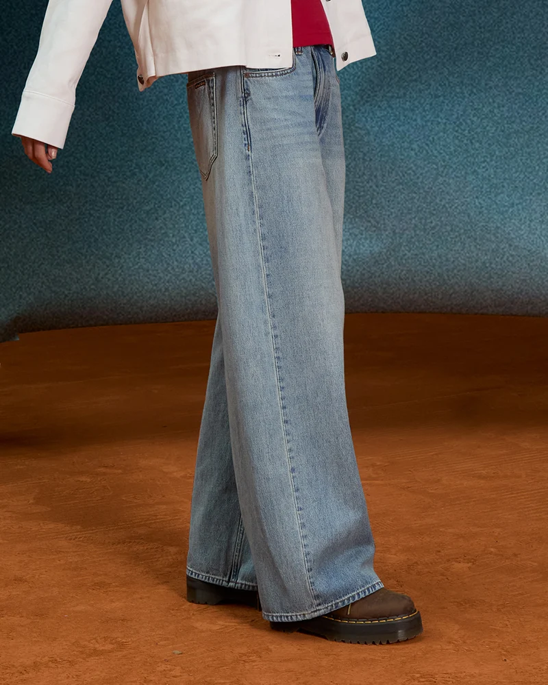 Beeggy Jeans - Dusty Blue Wash