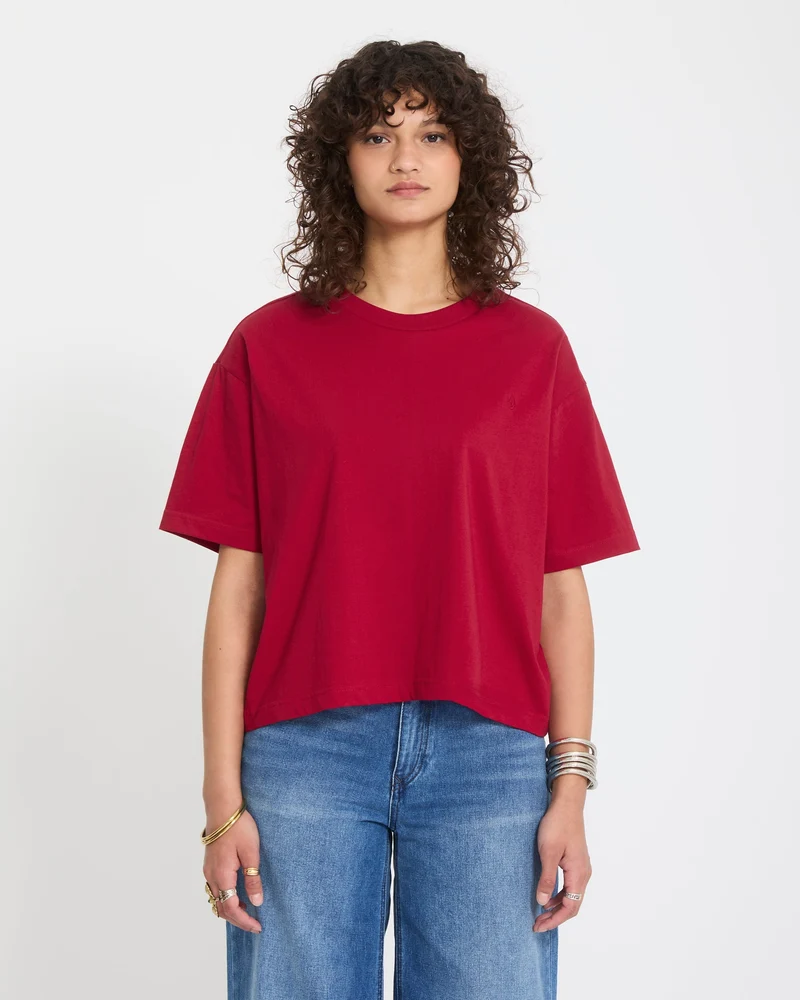 Stone Blanks Up T-Shirt - Deep Red