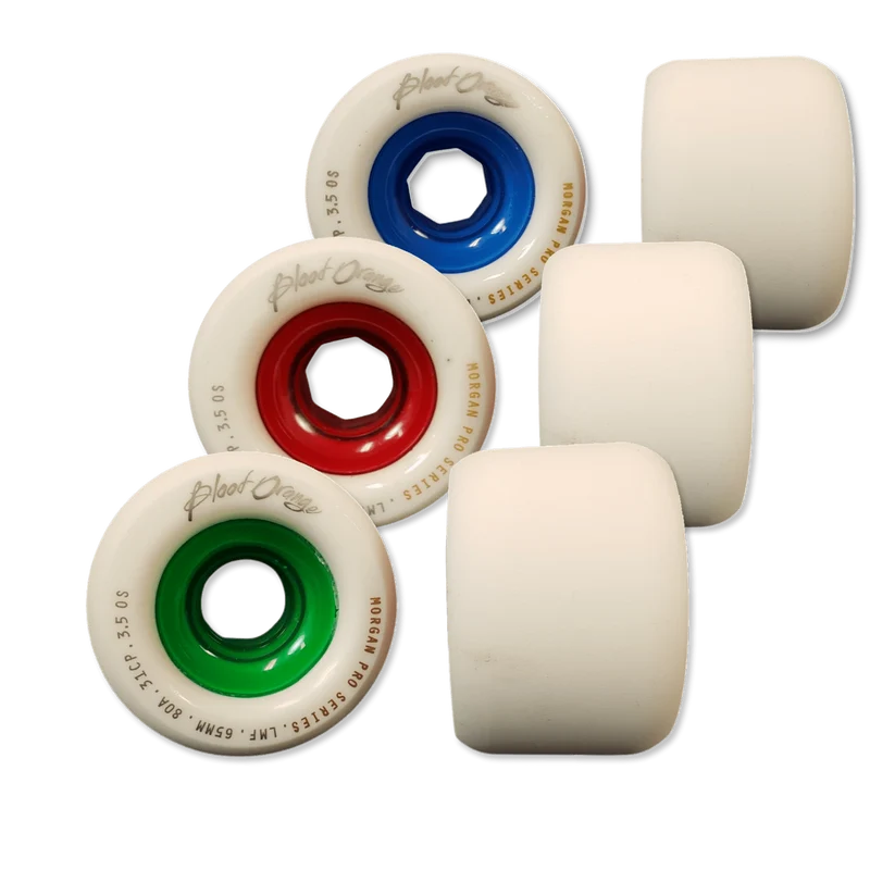Blood Orange: 65mm Morgan Longboard Skateboard Wheels