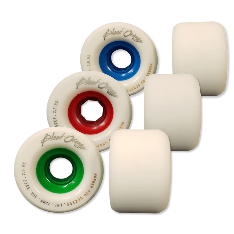Blood Orange: 70mm Morgan Pro Series Longboard Skateboard Wheel