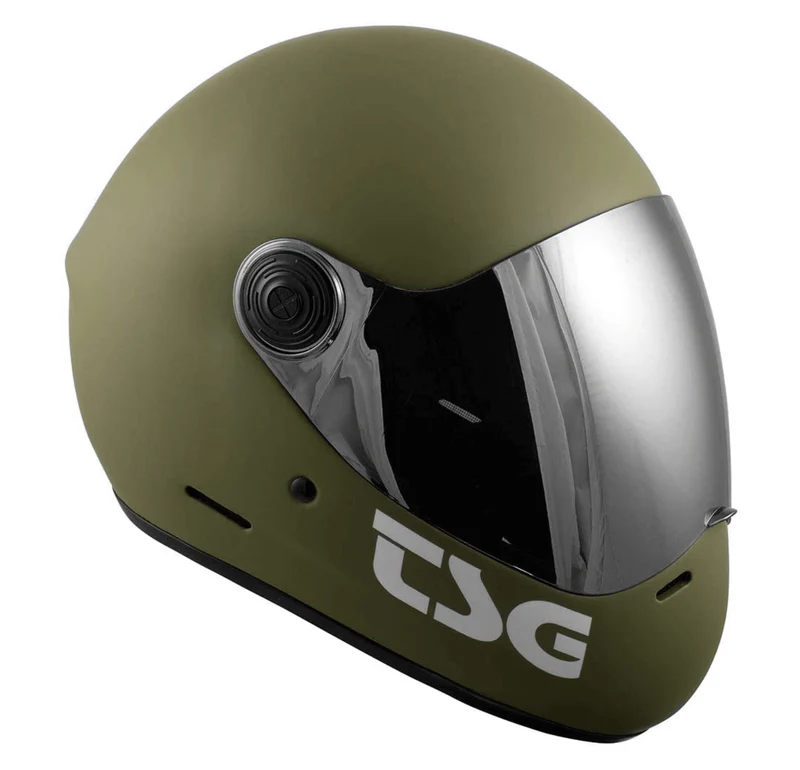 TSG: Pass Pro Full Face Helmet Matte Olive
