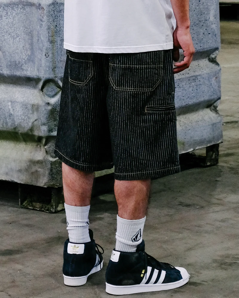 Work Dialed 22" Shorts - Black Stripe