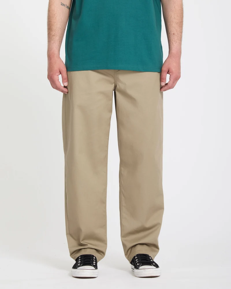 Freazy Loose Elasticated Waist Hose - Khaki