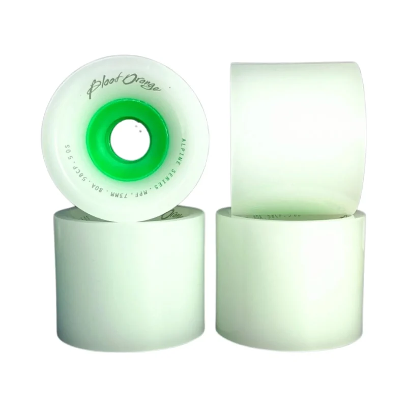 Blood Orange: 73mm Alpine Series Race Longboard Skateboard Wheel