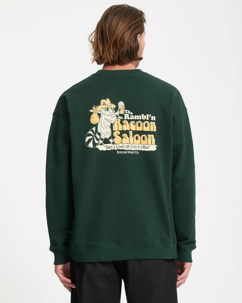 Racoon Sweatshirt - Scarab