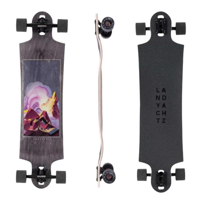 Landyachtz: Switchblade 38" Crown Peak Longboard Skateboard Complete