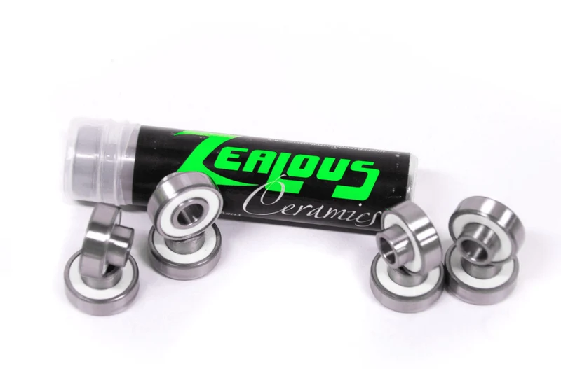 Zealous: Ceramic Longboard Skateboard Bearings