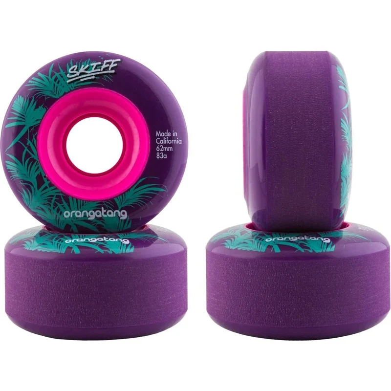 Orangatang: 62mm 83a Skiff Longboard Skateboard Wheel (Purple)