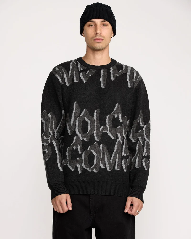 Stone Jacquard Jacke - Black