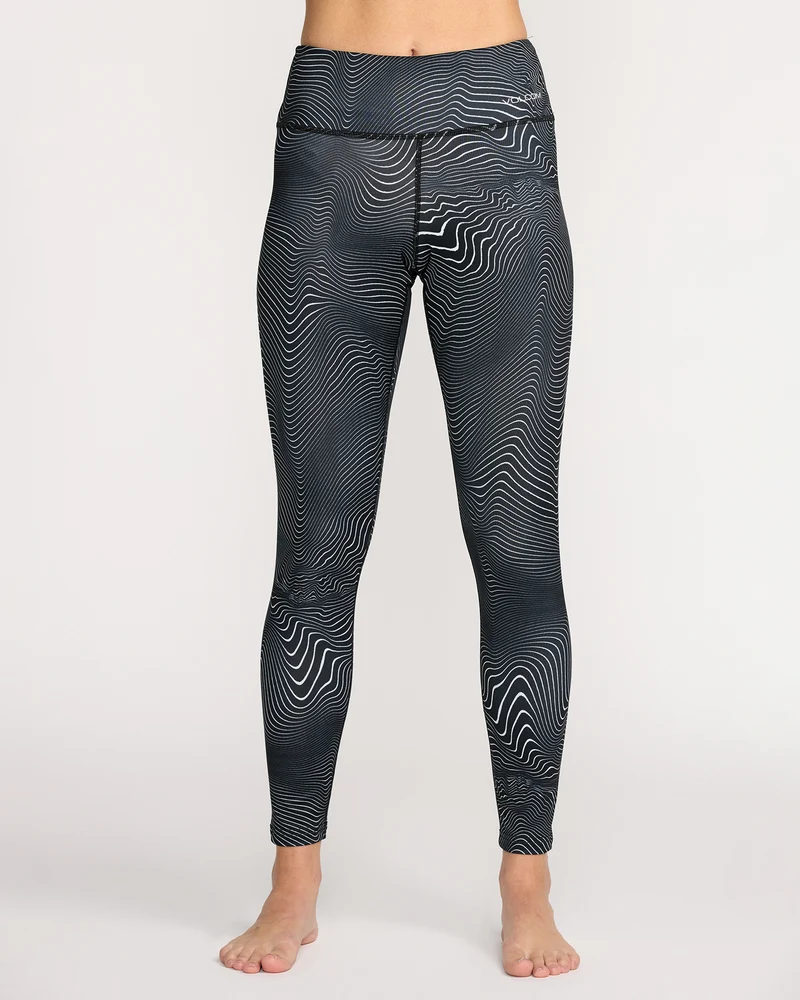 W V-Science Basisschicht-Leggings - Black White