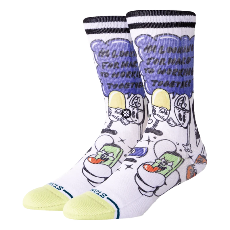 Daily Danger Crew Sock