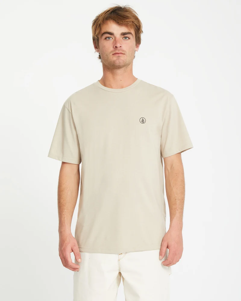 Circle Blanks T-shirt - LIGHT KHAKI