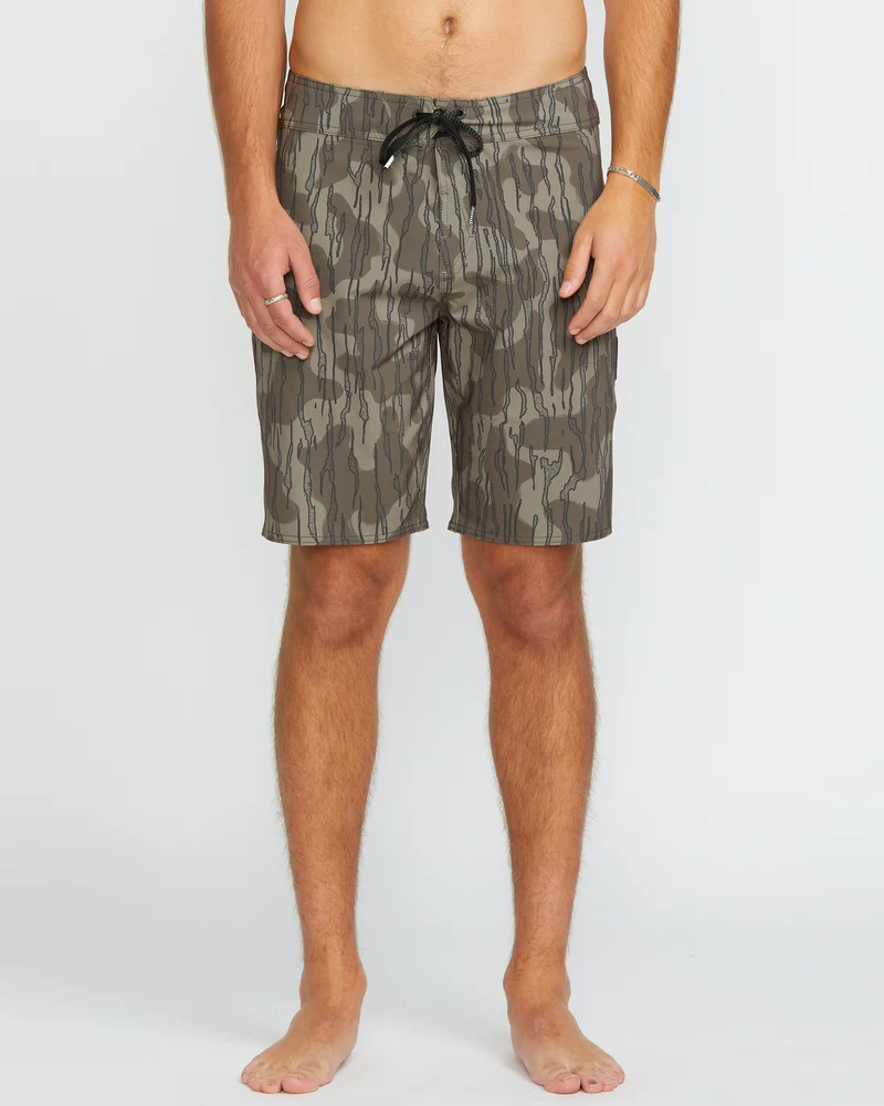 Lido Solid Mod 20" Boardshorts - BRINDLE