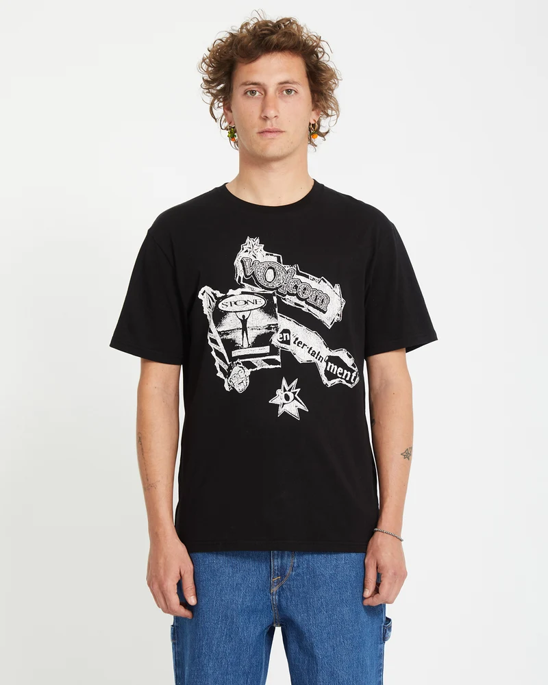 V Ent T-shirt - BLACK