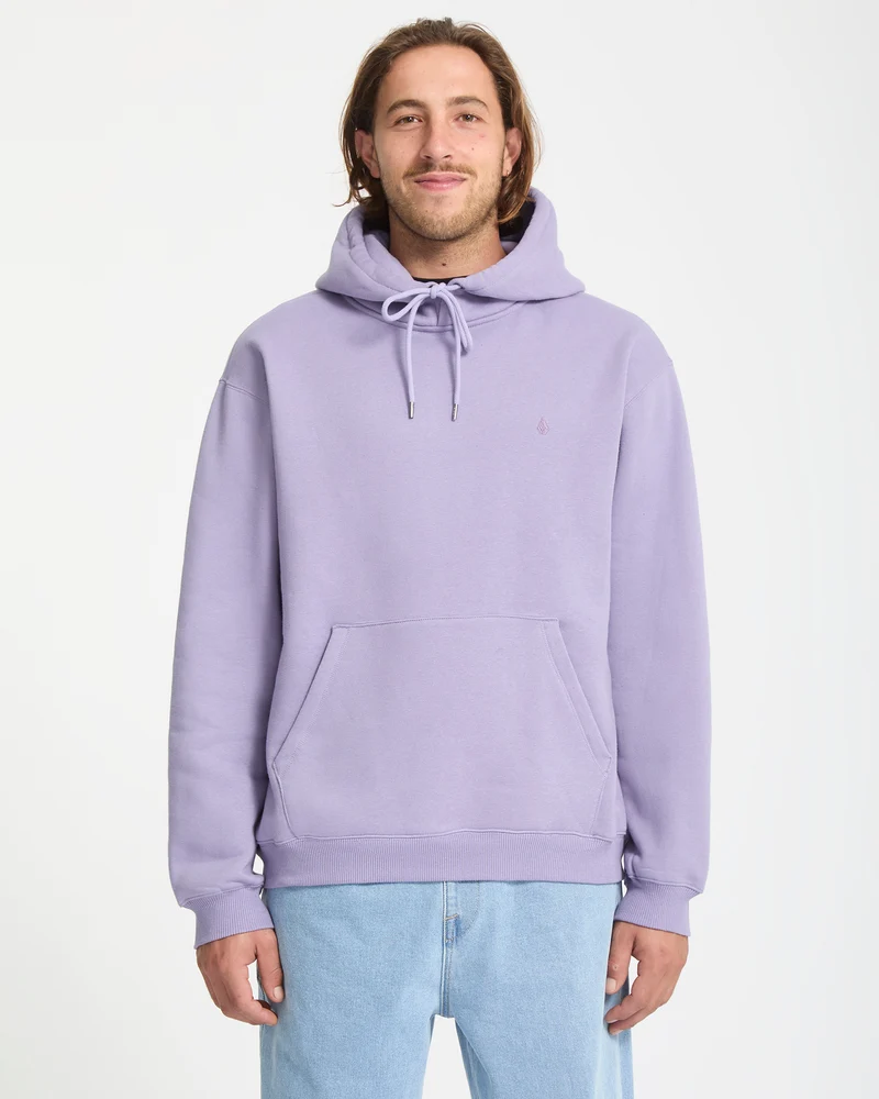 Single Stone Hoodie - Purple Ash