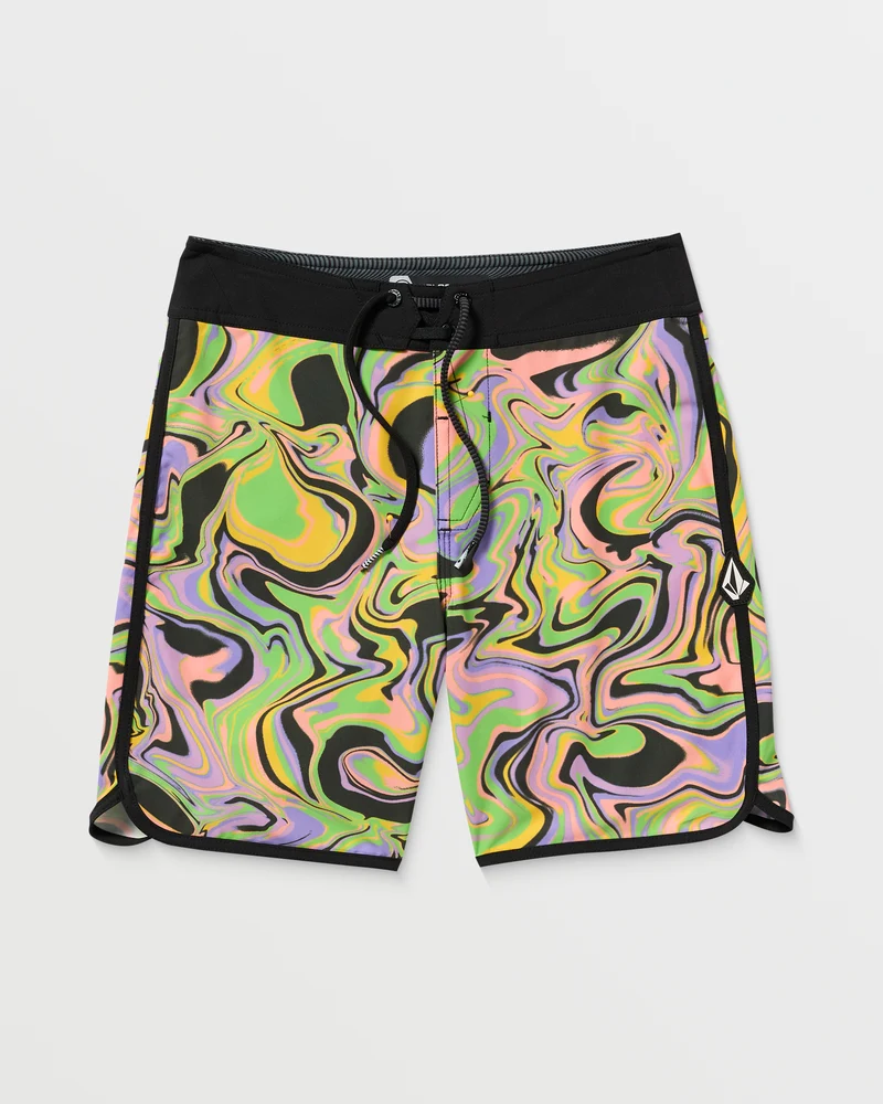 Mod Infuse Scallop Boardshorts - STEEL GREY - (KINDER)