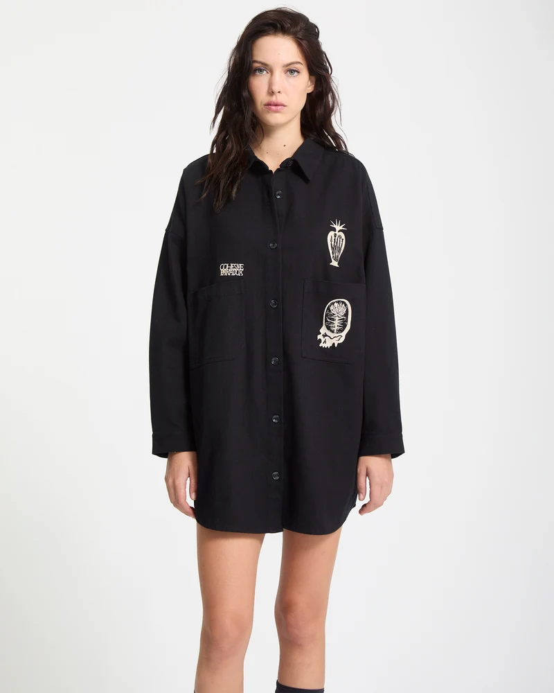 Vaderetro Kleid - Black